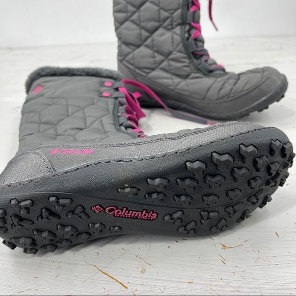 Columbia Snow 200 grams Gray Quilted Omni-Heat boots 6 - Picture 6 of 8